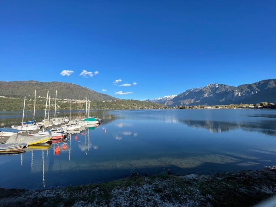 Fronte LagoResidencegarden, Moderno Appartamento Calceranica al Lago Exterior photo
